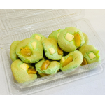 TRỨNG MUỐI LÁ DỨA, PHÔ MAI