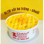 Trứng muối 2 vị sốt bơ trứng , chuối