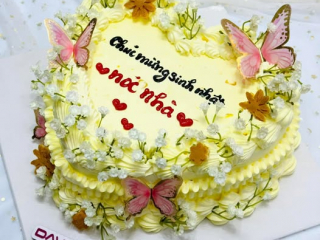 Mẫu bánh kem bắp hình trái tim của nhà Davi ạ 💕