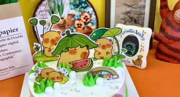 Mẫu bánh kem bông lan trứng muối Davi dành cho các cặp đôi 💕💕