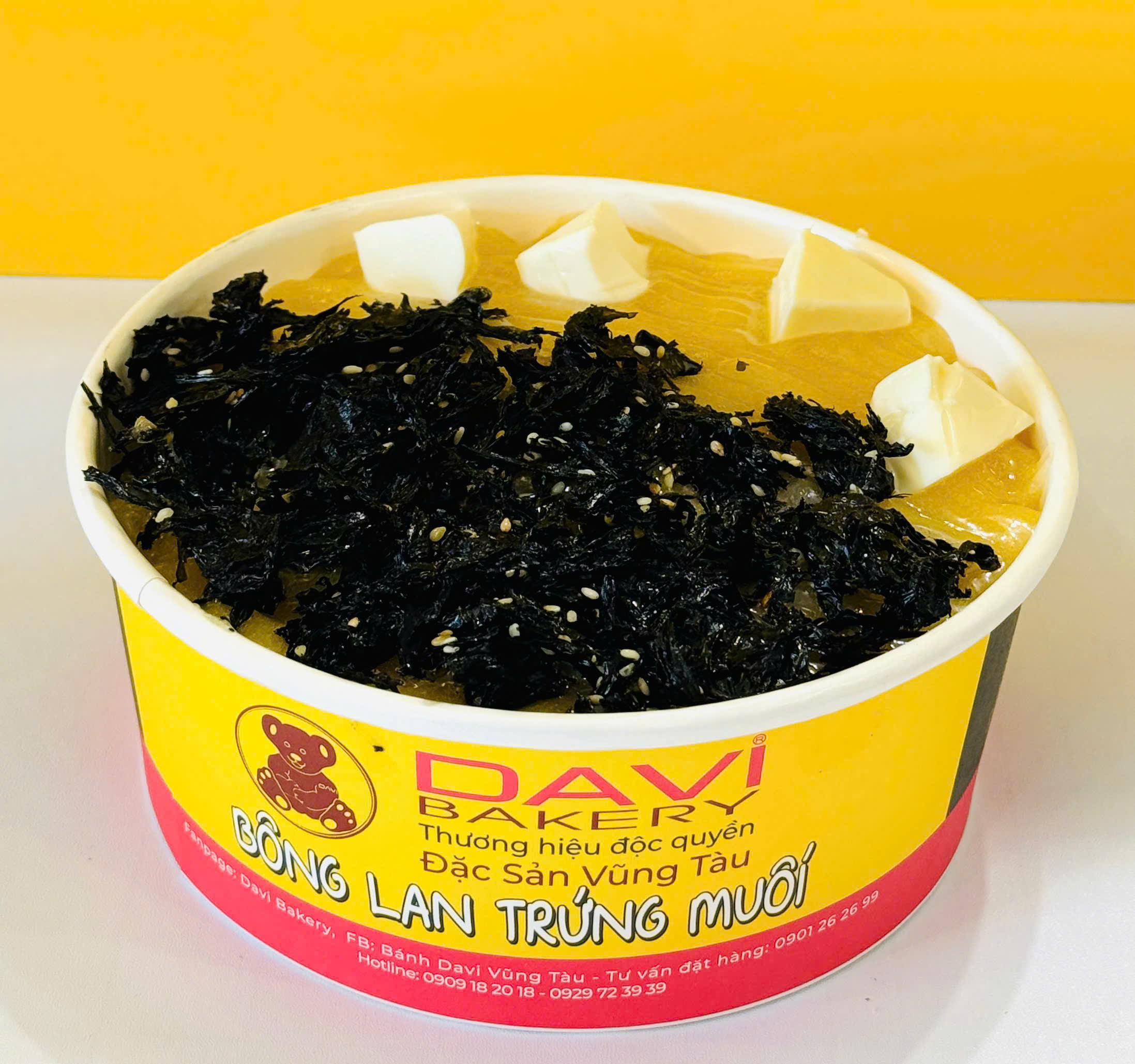 The best salted egg sponge cake in Vung Tau