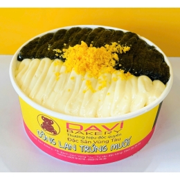 Bông lan trứng muối bơ trứng phô mai mè đen