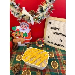 Bông lan trứng muối Sốt khoai môn + Sốt hoàng kim