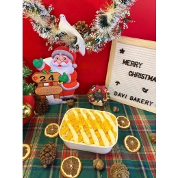 Bông lan trứng muối Sốt sữa dừa+ Sốt hoàng kim