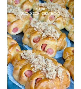 Bánh xúc xích chà bông