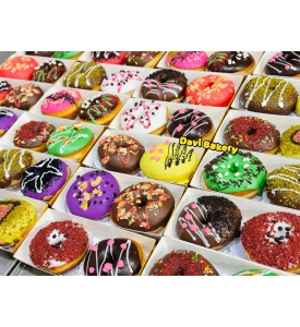 Bánh donut mini (hộp 2 cái)