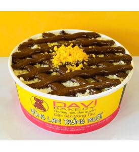 Bông lan trứng muối bơ trứng socola