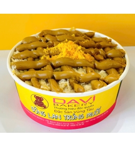 Bông lan trứng muối bơ trứng trân châu đường đen