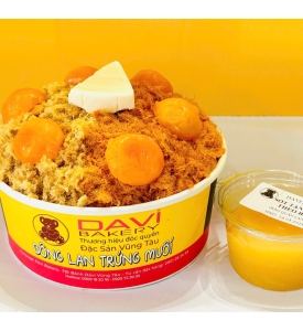 Bông lan trứng muối chà bông phô mai sốt đặc biệt - lớn