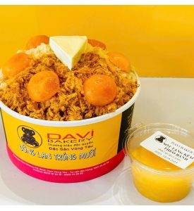 Bông lan trứng muối chà bông phô mai sốt đặc biệt - nhỏ