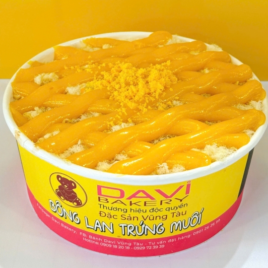 Bông lan trứng muối bơ trứng kim sa