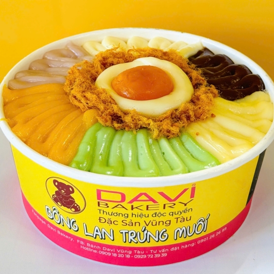 Bông lan trứng muối Mix 6 vị